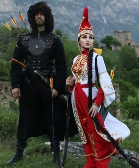 Home / X Caucasian Culture, Caucasian People, Caucasus Mountains, Middle Kingdom, She Wolf, Head Dress, Male Character, Traditional Attire, Ancient Architecture