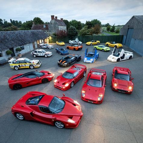 This Perfect Single-Owner Car Collection Is All for Sale at Once Ferrari Convertible, Bugatti Eb110, Jaguar Xj220, Ferrari 288 Gto, Audi Sport, Ferrari Car, Dream Garage, Rally Car, European Vintage