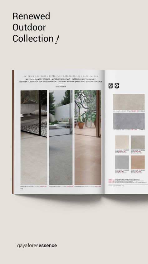 Flooring Catalogue Design, Ceramic Catalogue Design, Tile Catalogue Design, Ceramic Tile Design, Tiles Brochure, Architect Brochure, Eco Flooring, Tiles Ads, Material Catalogue