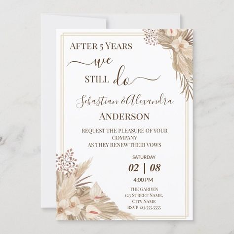 We still Do Renewal Wedding Vows Anniversary Invit Invitation  Zazzle 25th Wedding Anniversary Party Ideas Vow Renewals Save The Date, Five Year Vow Renewal Wedding Ideas, Vow Renewal Save The Date Ideas, 30th Anniversary Vow Renewal, Vow Renewal Bridesmaid Proposal, We Still Do Vow Renewal Invitations, Vow Renewal At Home, I Still Do Vow Renewal Ideas, 5 Year Wedding Renewal Ideas