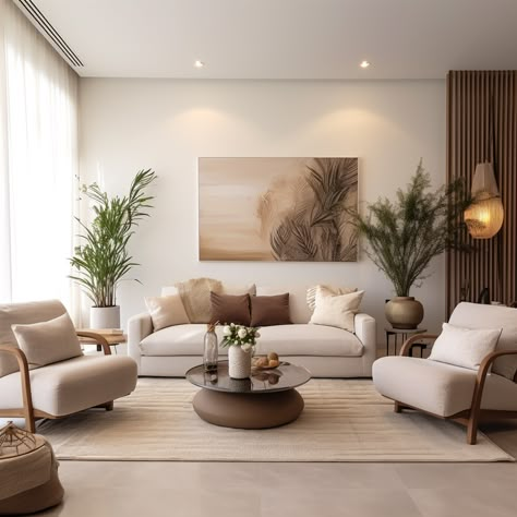 Living Room Timeless Style, Beige Sofa Rug Ideas, Nordic Modern Living Room, Black Beige Living Room Ideas, Living Room Inspiration Japandi, Apartment Decoration Inspiration, Simple Lounge Room Ideas, Sala Design Living Rooms, Japandi Interiors Apartment