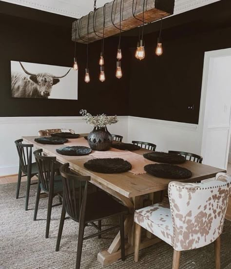 Western Dining Room, Western Interior Design, Western Living Room Decor, Western Living Room, Western Interior, Ranch House Decor, Southwestern Home Decor, Western Bedroom Decor, Western Rooms