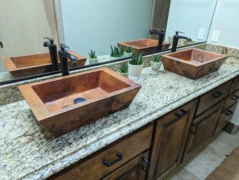 Copper bar sink