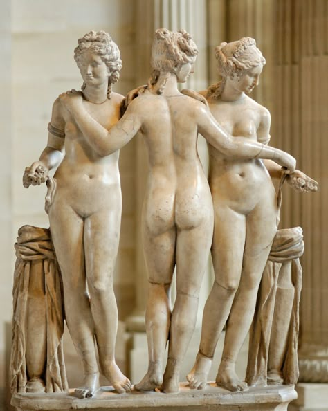 Hannah Gadsby, 3 Graces, Classical Sculpture, Roman Statue, Classic Sculpture, The Three Graces, Roman Sculpture, Greek Sculpture, Ancient Sculpture