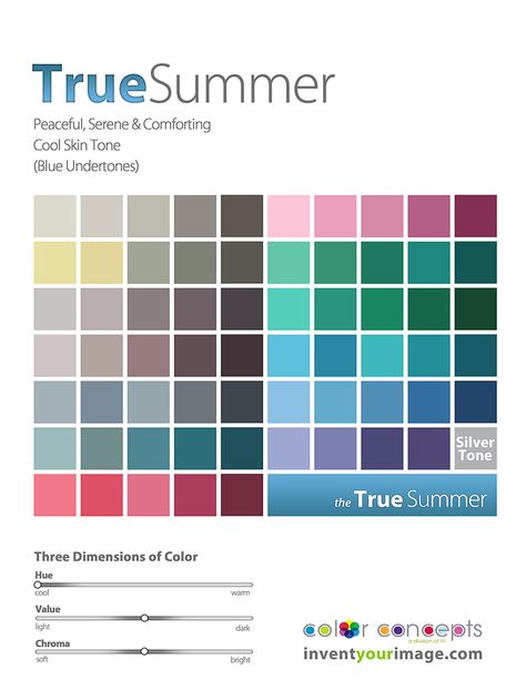 True Spring Palette, True Spring Color Palette, True Spring Colors, Cool Summer Palette, Neutral Skin Tone, True Spring, Winter Color Palette, Spring Palette, Spring Color Palette