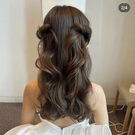 Hair Inspiration Long, Fotografi Digital, Long Hair Wedding Styles, Hair Arrange, Wedding Hair Inspiration, Penteado Cabelo Curto, Hairdo For Long Hair, Hair Stylist Life, Asian Hair