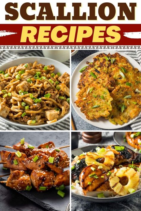 Recipes With Scallions Green Onions, Recipes With Green Onions, Green Onion Recipes, Scallion Recipes, Onion Dishes, Green Onions Recipes, Scallions Recipes, Red Potato Salad, Korean Side Dishes