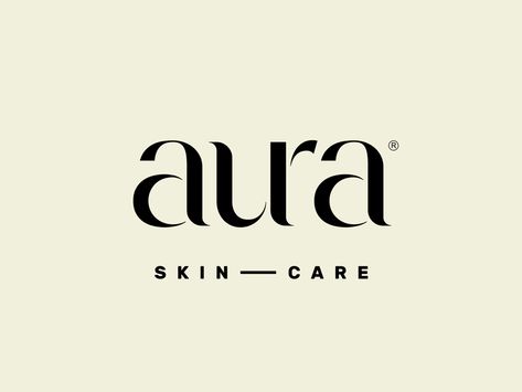 Aura aura moon fusion fashion health skincare cosmetics elegant lettering typography logotype logo Typographie Logo, Luxe Logo, Fusion Fashion, Elegant Lettering, Logo Luxe, Skincare Logo, Logo Youtube, Logotype Typography, Skincare Branding