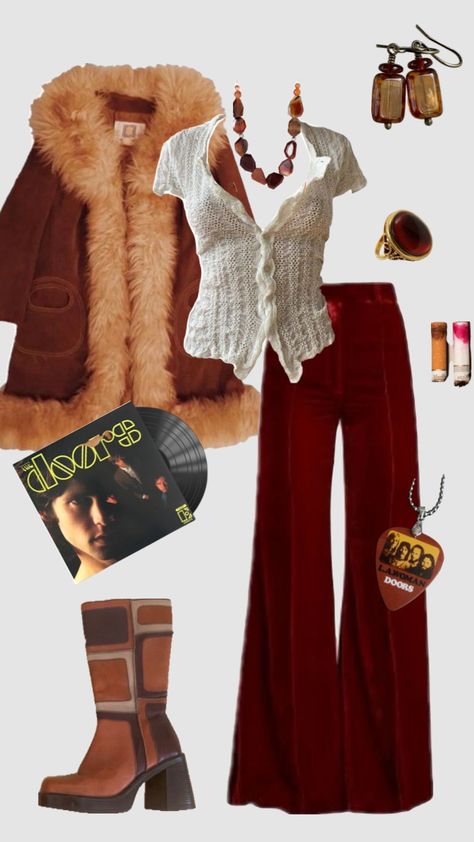 1989 Concert Outfit, Concert Outfit Aesthetic, Summer Concert Outfit Ideas, 1989 Concert, Summer Concert Outfit, 70s Inspired Outfits, Mode Hippie, 70s Inspired Fashion, 70s Outfits