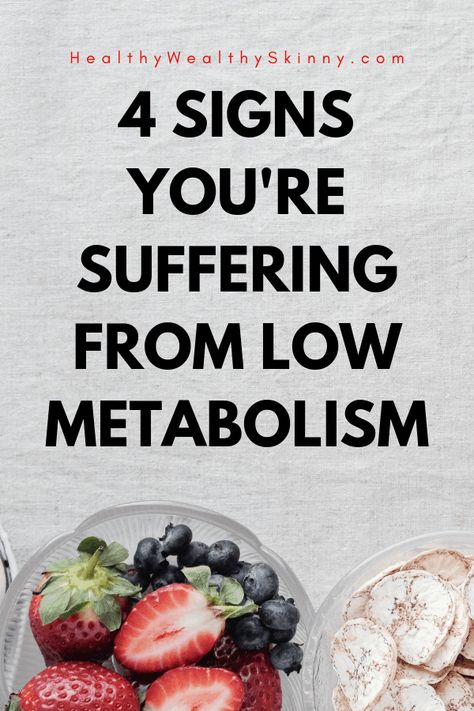 Signs you are suffering from low metabolism |  Do you have a fast metabolism or a slow metabolism? Discover the signs of a high metabolism and the signs of a low metabolism. Find out your metabolism type and how to raise your metabolism with some metabolism boosting tips. #highmetabolism #fastmetabolism #raisemetabolism #lowmetabolism #slowmetabolism #HWS #healthywealthyskinnny Low Metabolism, Metabolism Reset Diet, Ways To Boost Metabolism, Boost Metabolism Drink, Paige Hathaway, High Metabolism, Metabolism Boosting Foods, Baking Powder Uses, Metabolic Diet