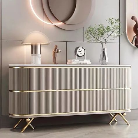 Console Table Luxury, Sideboard Cabinet Modern, Console Table With Storage, Luxury Console, Console Table Modern, Modern Console Table, Console Table Styling, Console Table Design, Console Furniture