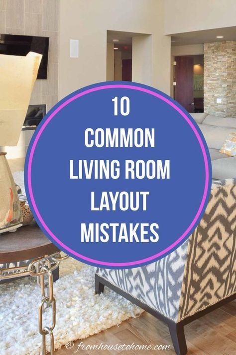 10 Common Living Room Layout Mistakes (And How To Fix Them) | Home Decor Common Living Room, Living Room Layouts, Next Living Room, Interior Design Principles, Living Room Layout, Room Layouts, Living Room Furniture Layout, Interior Decorating Tips, Living Room Furniture Arrangement