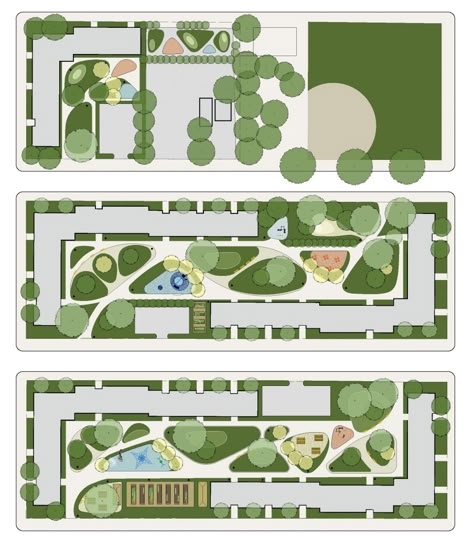 Parks Design Landscape, Landscape Architecture Park Plan, Urban Architecture Plan, Park Plan Landscape, Plaza Design Plan, Parking Landscape Design, Plaza Design Architecture, Landscape Plan Architecture, Park Landscape Design Plan