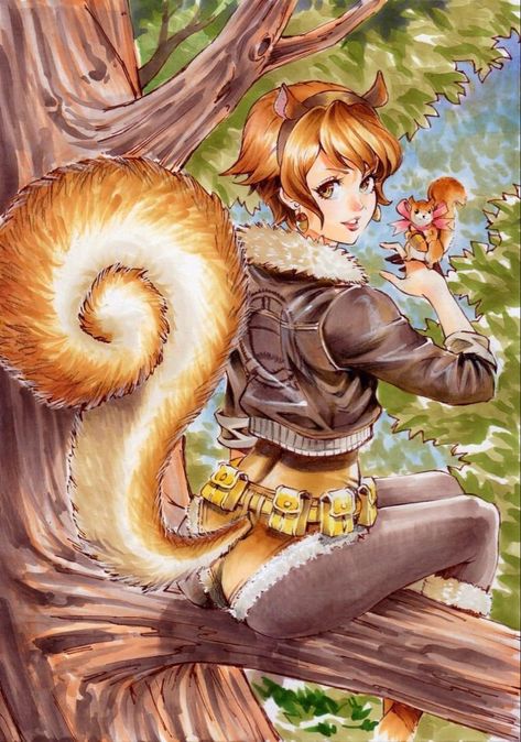 Squirrel Girl Marvel, Doreen Green, Unbeatable Squirrel Girl, Marvel Heroines, Squirrel Girl, Superhero Wallpaper, Marvel Girls, Family Costumes, Marvel Art