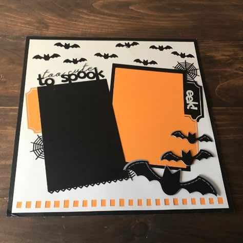 Halloween Scrapbooking Ideas, Kiwilane Scrapbook Layouts, Scrapbook Ideas Cricut, Halloween Scrapbook Layouts Ideas, Scrapbook Ideas Halloween, Scrapbook Ideas 12x12, Scrapbook Cricut Ideas, Scrapbook Halloween Ideas, Fall Scrapbook Pages