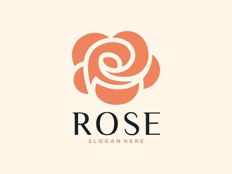 Roses Logo Design, Rose Logo Ideas, Rose Branding, Rose Logo Design, Logo Woman, Blog Logo Design, Free Logos, Logo Rose, Logo Feminine