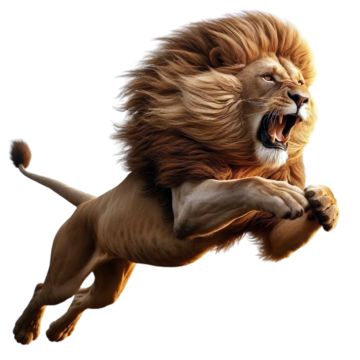 Lion Png Hd, Animal Faces Drawing, Lion Animated, Lion Jumping, Lion Profile, Lion King Of The Jungle, Lion King Animals, Jungle Cartoon, Sun Pictures