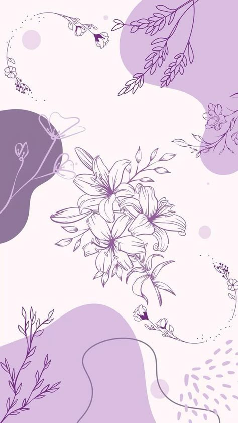 Vintage Wallpaper For Iphone, Wallpaper Cantik Iphone, Purple Flower Background, Iphone Blue, Quotes Pretty, Purple Aesthetic Background, Iphone Pink, Iphone Quotes, Rare Features