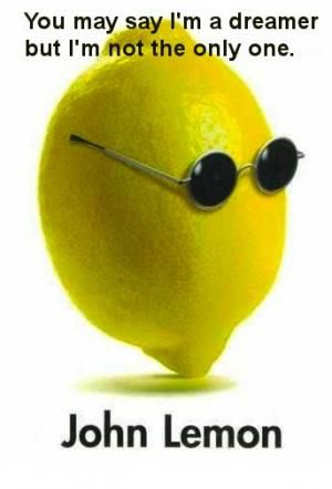 Band Puns, Beatles Fan Art, John Lemon, Music Puns, Funny Fruit, Beatles Fans, Best Puns, Bad Puns, Food Puns