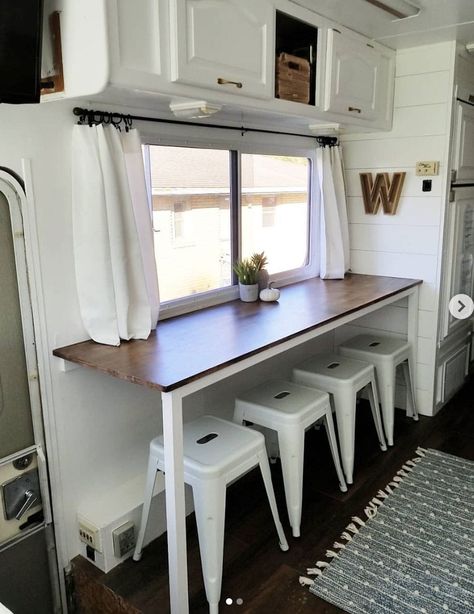 20 Inspiring RV makeovers and renovations, and a peek at our RV camper trailer before we renovate! #rvliving #rv #rvmakeover #rvrenovation #camper #trailer #campermakeover #tidbitsonwheels #modernrv #rvstyle Motorhome Remodel, Camper Trailer Remodel, Vintage Camper Remodel, Camper Hacks, Caravan Renovation, Diy Camper Remodel, Retro Caravan, Rv Makeover, Travel Trailer Remodel