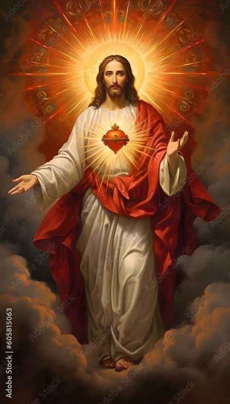 Real Image Of Jesus, Roman Catholic Art, Mother Mary Images, Catholic Pictures, Jesus Christ Painting, Jesus Artwork, Jesus Christ Artwork, Jesus And Mary Pictures, Jesus Photo