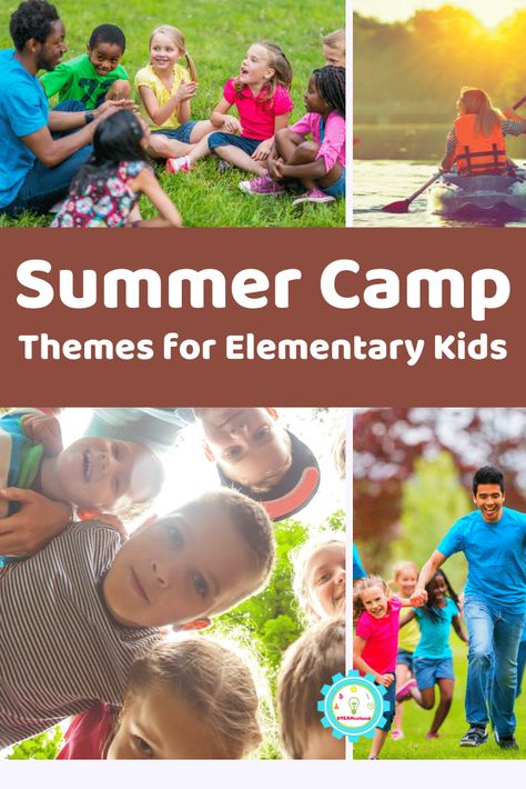 Summer Camp Daily Activities, Fun Themes For Summer Camp, Camp Week Themes, Elementary Theme Days, Daycamp Activities For Kids, Christian Summer Camp Themes, Summer Camp Director, Camp Themes Summer, Summer Camp Ideas Themes