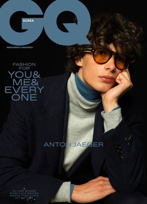 Sasha Trautvein, Mens Fashion Rugged Mountain, Gq Magazine Covers, Kit Butler, Magazine Front Cover, Gq Korea, Mens Fashion Magazine, Magazine Man, Cover Boy