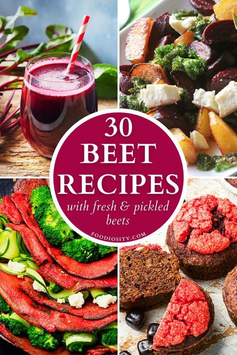 Explore the vibrant world of beets with 30 diverse recipes! Whether you're working with fresh or pickled beets, these dishes range from earthy salads to zesty mains. Click now to discover new ways to enjoy the unique flavors of beets! #BeetRecipes Cook Beets How To, What To Eat With Pickled Beets, Recipes For Beets Dishes, Raw Beets How To Prepare, Sliced Beets Recipe, Beet Crackers Recipe, What To Do With Cooked Beets, Recipes With Beets Dinners, What To Make With Beets