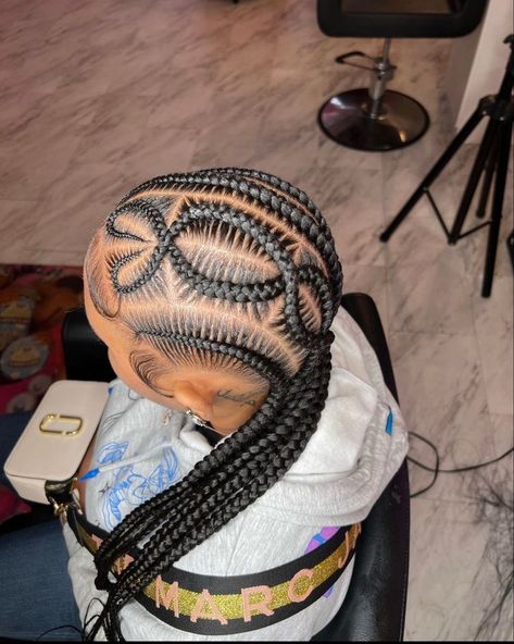 8-10 Stitch Braids, 7 Stitch Braids, 8 Freestyle Stitch Braids, Stitch Braids With Design With Bun, 8 Straight Back Feed In Braids, Stitch Braids With Designs, Stitch Braids Designs, 8 Stitch Braids With Design, 8 Feed In Braids Hairstyles