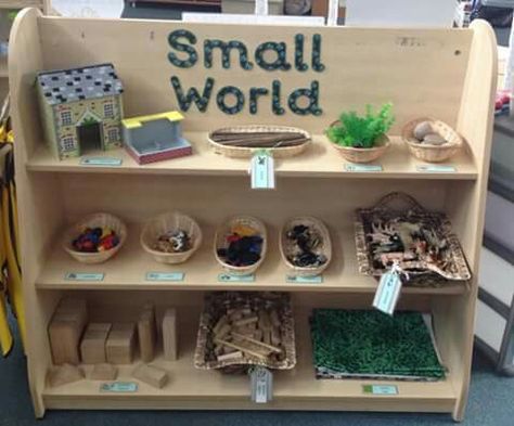 Small world Small World Area, Hygge Classroom, Reggio Emilia Classroom, Teaching Displays, Craft Activities For Toddlers, Hearts Paper Crafts, Reception Class, Reggio Inspired Classrooms, Eyfs Classroom