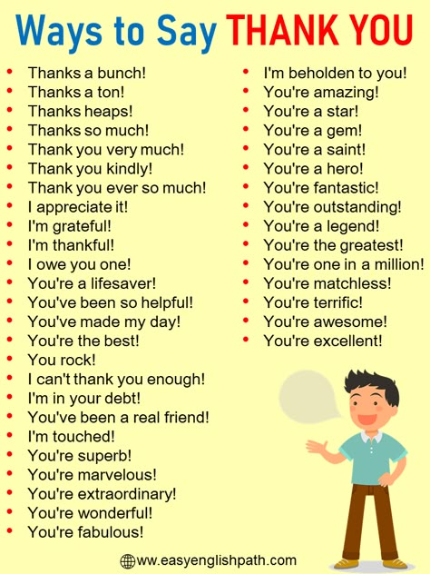 50 Different Ways to Say “Thank You” In English. Learn Different Ways to Say "Thank You" Thank You Alternative Words, Different Ways Of Saying Thank You, Other Ways To Say How Are You, Say Thank You In Different Ways, Different Ways To Say Thank You, Other Ways To Say Thank You, How To Say Thank You In Different Ways, Ways To Say Thank You, Ways To Say Thanks