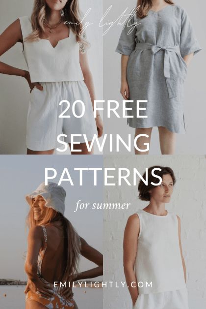 Thrifting Vintage, Summer Sewing Patterns, Linen Dress Pattern, Dress Sewing Patterns Free, Sewing Patterns Free Women, Diy Projektit, Summer Shopping, Summer Dress Patterns, Sewing Projects Clothes