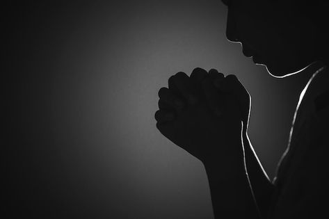 Photo black and white prayer hands | Premium Photo #Freepik #photo #prayer-praying #praying #prayer-background #prayer Prayer Hands Aesthetic, Prayer Background Images, Praying Background, Prayers Background, Woman Praying Images, Praying Images, Prayer Background, Sequence Photography, Calendar Logo