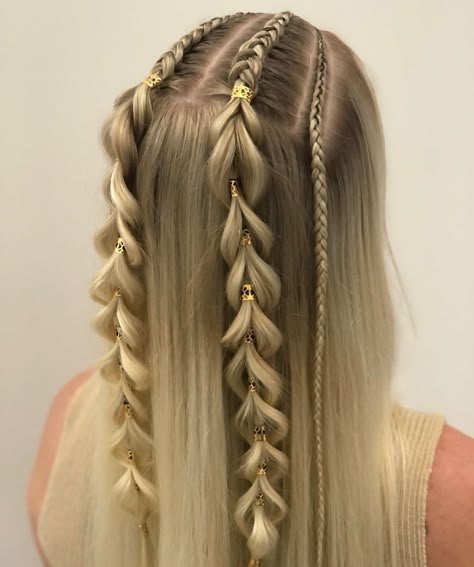 Κούρεμα Bob, Hairstyle Examples, Second Day Hairstyles, Fishtail Braid, Long Blonde, Hairdo For Long Hair, Long Hair Girl, Easy Hairstyles For Long Hair, Braids For Long Hair