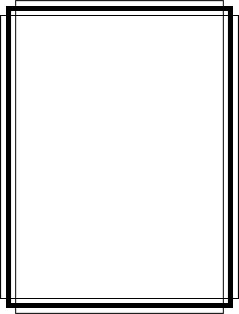 Border 6 by @Arvin61r58, simple black and white border, on @openclipart Simple Frame Design Border, Black Borders For Project, Simple Black Border Design, A4 Size Paper Border Design Simple Black And White, Black Border Design For Project, Black And White Border Template, Black And White Border Designs, Page Borders Design Simple, Simple Design For Projects On Paper