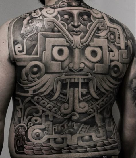 Aztec Pyramid Tattoo Design, Aztec Head Tattoo, Quetzalcoatl Head Tattoo, Aztec Warrior Skull Tattoo, Aztec God Tlaloc Tattoo, Aztec Sleeve, Aztec Warrior Tattoo, Aztec Drawing, Aztec Symbols