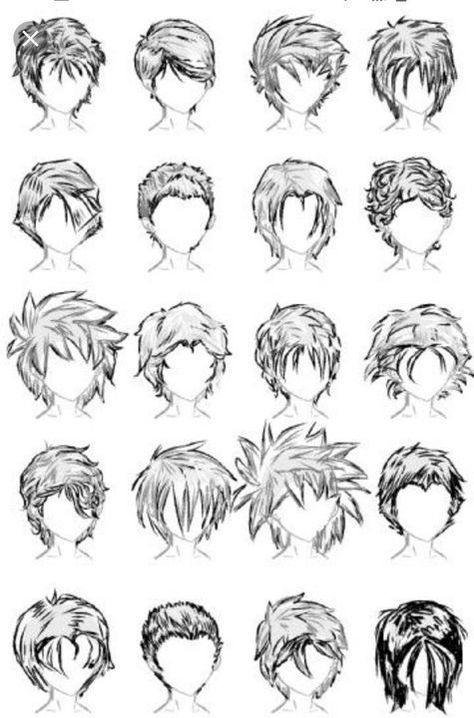 anime manga hairstyle reference character drawing doodle sketch Drawing Male Hair, Anime Hairstyles Male, رسم كاريكاتير, Male Hairstyles, Pelo Anime, Manga Hair, Anime Boy Hair, Drawing Hair, Hair Sketch