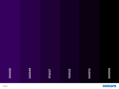 Dark Purple Colour Palette, Dark Purple Palette, Purple And Black Color Palette, Green Purple Color Palette, Dark Purple Shades, Dark Purple Color Palette, Midnight Purple, Dark Purple Hair, Monochrome Color Palette