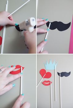 DIY - How to make your own photo booth stick props! Make Your Own Photo Booth, Photo Booth Props Template, Diy Photo Props, Valentines Photo Booth, Diy Photo Booth Props, Diy Photography Props, Photo Props Diy, Wedding Photo Booth Props, Diy Props