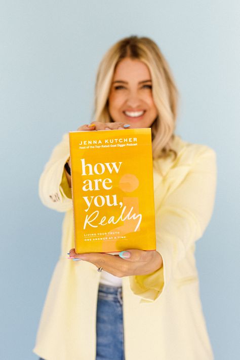 Book Launch Ideas, Living Your Truth, Check In With Yourself, Jenna Kutcher, Book Launch Party, Teacher Photo, Women Ceo, Author Branding, Brand Photography Inspiration