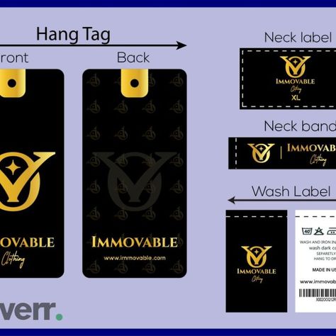 I will design hang tag, clothing label, wash label, and neck label Hang Tag Design, Wash Label, Email Newsletter Design, Newsletter Design, Packaging Labels Design, Neck Label, Clothing Tags, Tag Design, Packaging Labels