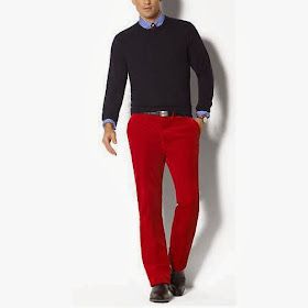 Corduroy Outfits, Red Trousers Outfit, Outfit Pantalon Rojo, Red Pants Men, Red Pants Outfit, Red Chinos, Smart Wear, Red Trousers, Corduroy Pant