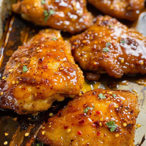 Chicken With Buttermilk, Hot Honey Chicken Recipe, Chicken Alfredo Lasagna Recipe, Hot Honey Sauce, Honey Chicken Recipe, Hot Honey Chicken, Chicken Life, Oven Fried Chicken, Honey Sauce