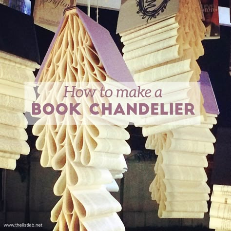 Book Chandelier, Library Makeover, Academy Aesthetic, Book Themed Party, Classroom Boards, Literary Themes, Wedding Motifs, Make A Book, Classroom Makeover