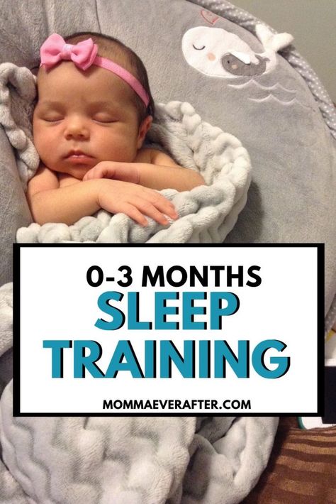 Sleep Training 101; 0-3 Months - Momma Ever After 2 Month Old Baby, Baby Routine, 3 Month Old, Newborn Baby Tips, Baby Sleep Schedule, Newborn Mom, Sleep Training Baby, Baby Life Hacks, Baby Care Tips