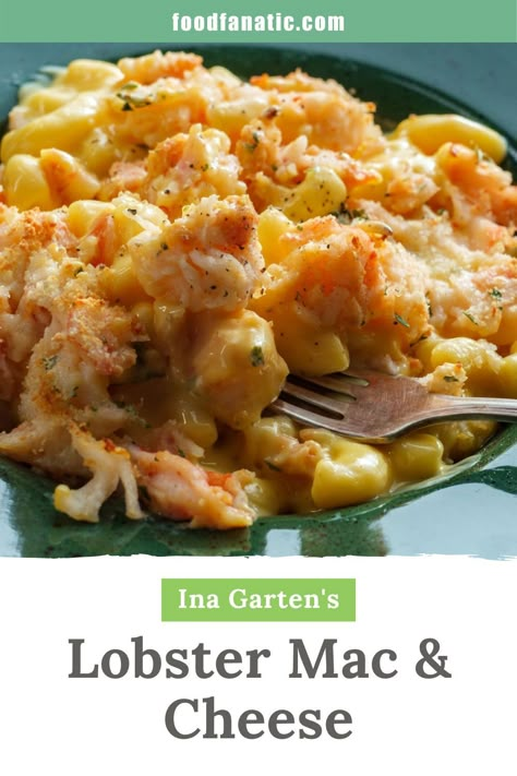 Lobster Mac And Cheese Recipe, Lobster Mac N Cheese Recipe, Best Ina Garten Recipes, Seafood Mac And Cheese, Crab Mac And Cheese, Best Mac N Cheese Recipe, Family Dinner Night, Lobster Dishes, Lobster Mac