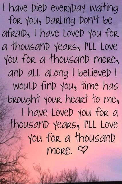 A Thousand Years - Christina Perri Broken Dreams, Christina Perri, Song Lyric Quotes, Lyrics I Love, After Life, A Thousand Years, Song Lyric, Quotes Lyrics, The Twilight Saga