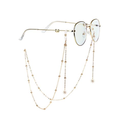 PRICES MAY VARY. alloy Imported Hook and Bar closure Dry Clean Only This stylish beaded design mask chain strap measures about 27.5 inches, weight 0.35 ounces, it¡¯s s lightweight for wearing as a eyeglass and mask chain necklace all daily. Our eyeglass chains have specially designed Adjustable Universal Connectors that fit most glasses frames & arms. From narrow to wide, the Anti-Slip loops will securely hold on to your glasses. Works with sunglasses, reading glasses, safety glasses, and more. Glasses With Chain Aesthetic, Circle Glasses Aesthetic, Glasses Chain Aesthetic, Moon Glasses, Butterfly Glasses, Chains Aesthetic, Beaded Sunglasses, Circle Glasses, Mask Chains