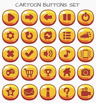 Game buttons Vectors, Photos and PSD files | Free Download Puzzle Game Ui, Game Icon Design, Ui Buttons, Premium Vector Cartoon, Ui Ux 디자인, Mobile App Games, Game Gui, Button Game, Set Game