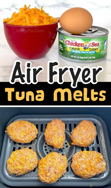 Air Fryer Tuna Melts (Easy Low Carb Recipe) Air Fryer Tuna, New Air Fryer Recipes, Air Fryer Oven Recipes, Tuna Melts, Air Fryer Dinner, Meals Easy, Air Fryer Oven, Carnivore Diet, Air Fryer Dinner Recipes